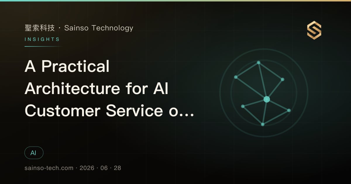 A Practical Architecture for AI Customer Service on LINE OA
