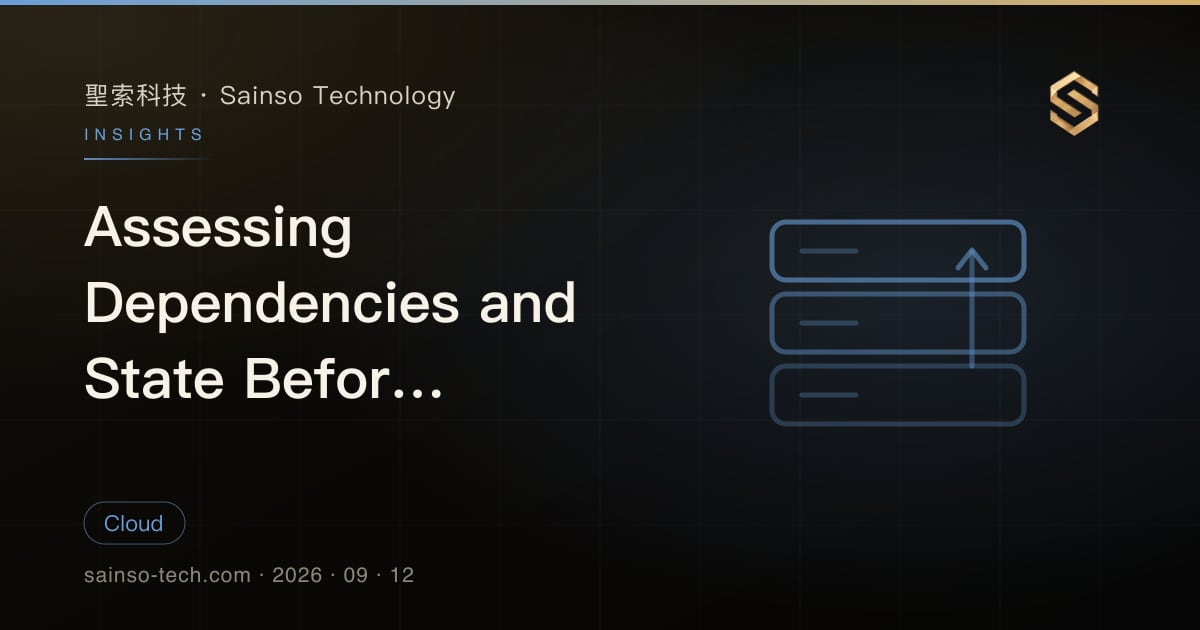 Assessing Dependencies and State Before Containerization
