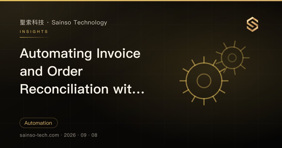 Automating Invoice and Order Reconciliation with Exception Rules