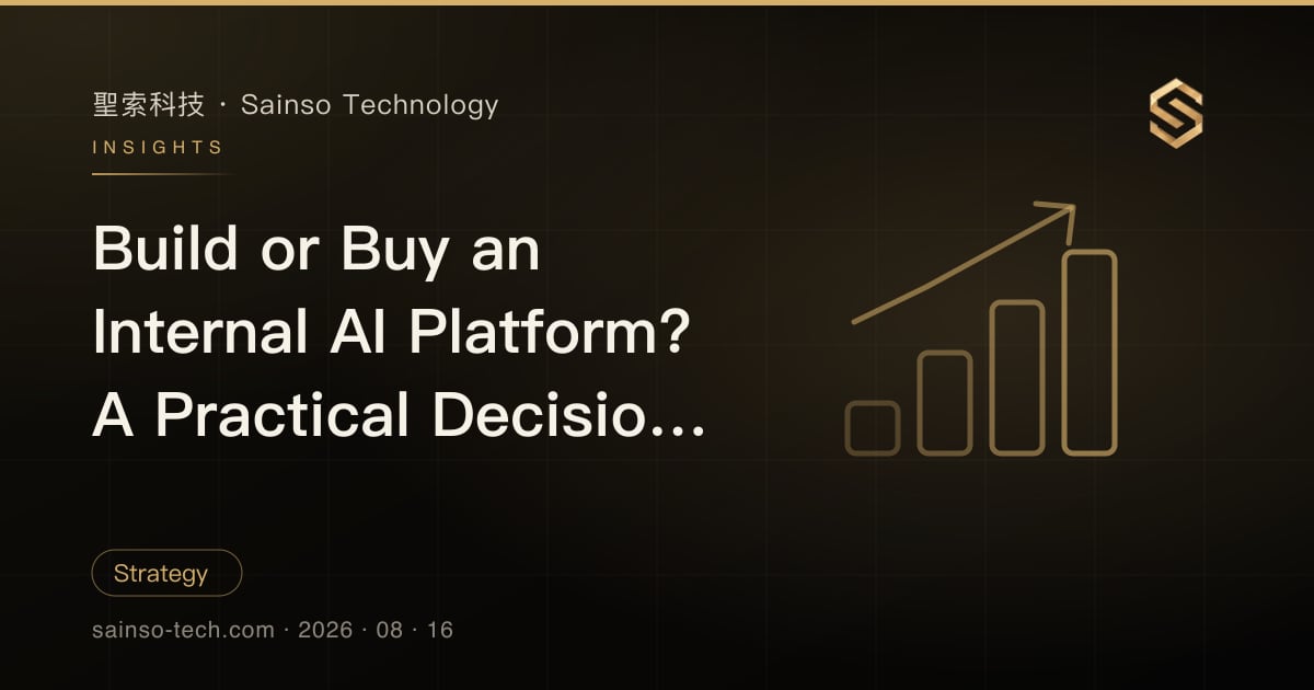 Build or Buy an Internal AI Platform? A Practical Decision Framework