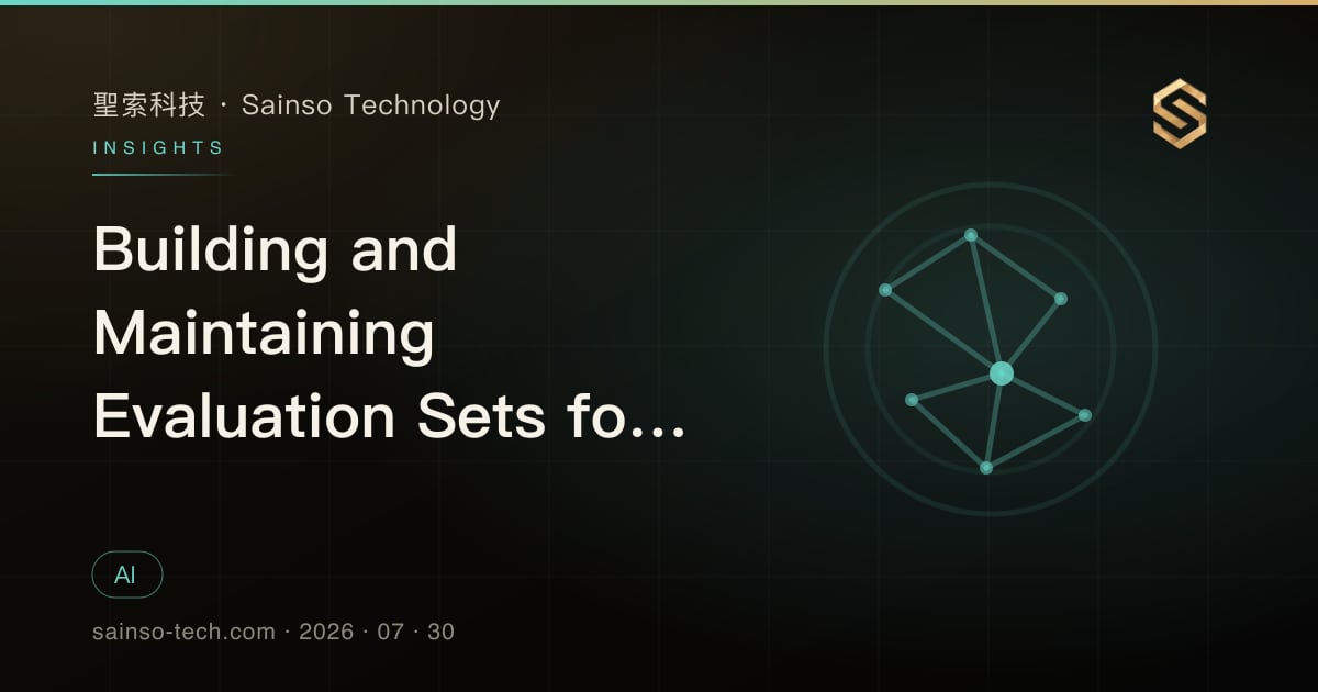 Building and Maintaining Evaluation Sets for RAG Systems