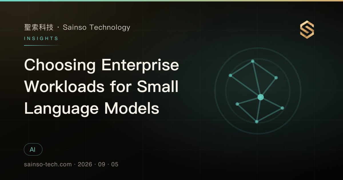 Choosing Enterprise Workloads for Small Language Models