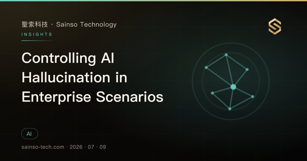 Controlling AI Hallucination in Enterprise Scenarios