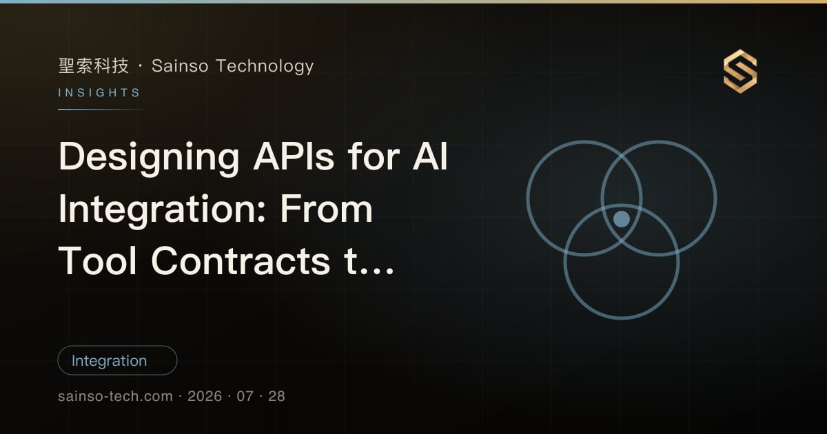 Designing APIs for AI Integration: From Tool Contracts to Recoverable Workflows