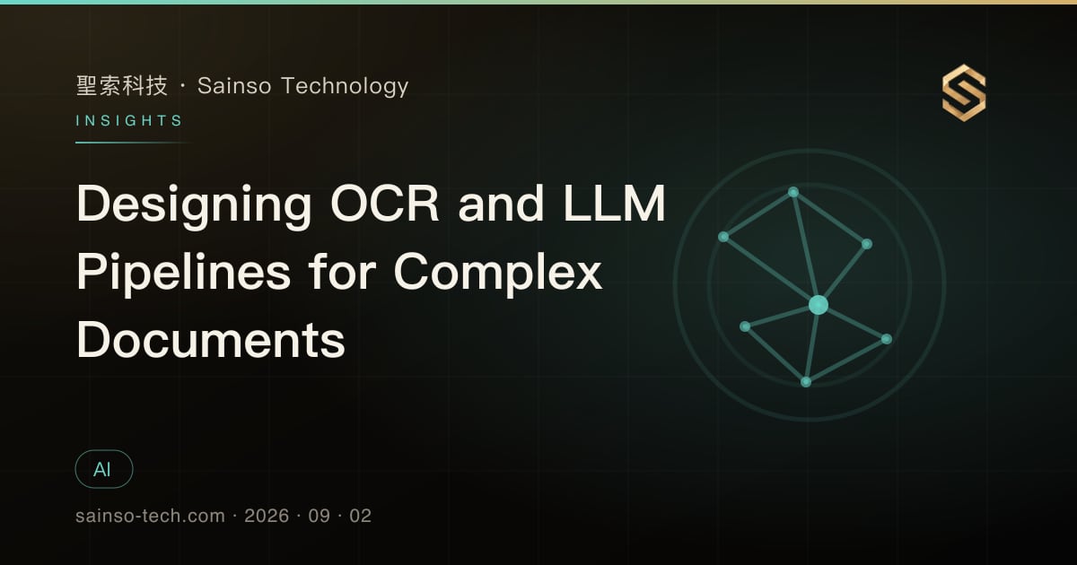Designing OCR and LLM Pipelines for Complex Documents