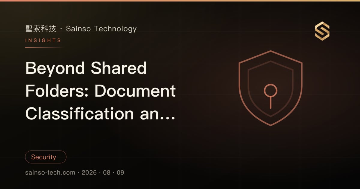 Beyond Shared Folders: Document Classification and Access Logging for Enterprise Knowledge Bases