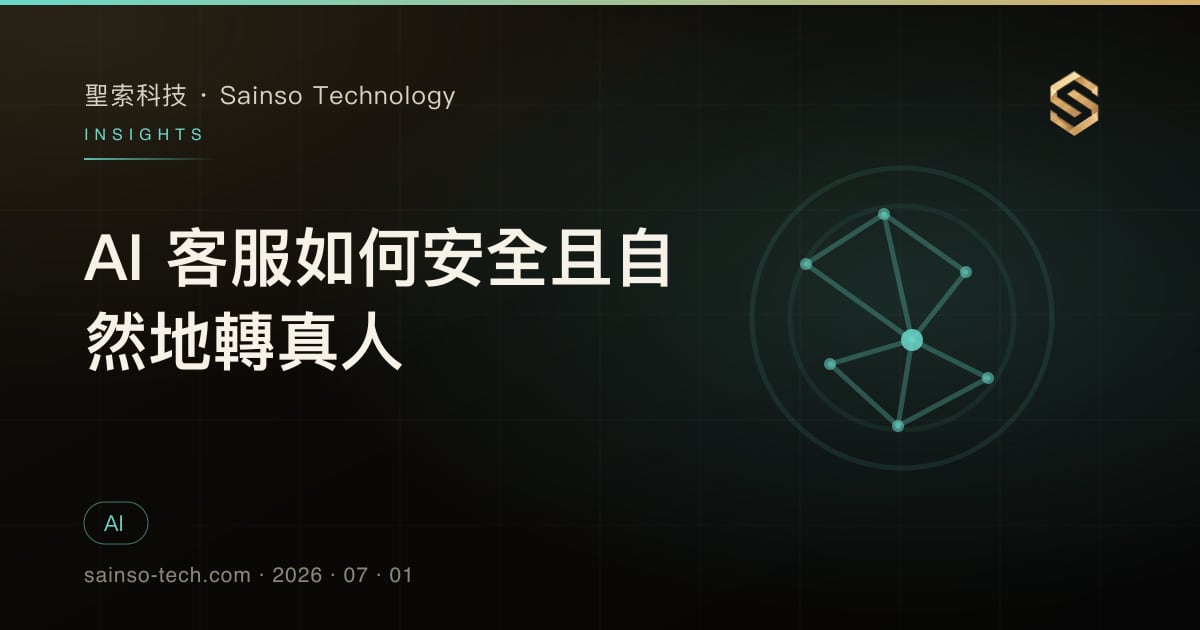 AI 客服如何安全且自然地轉真人