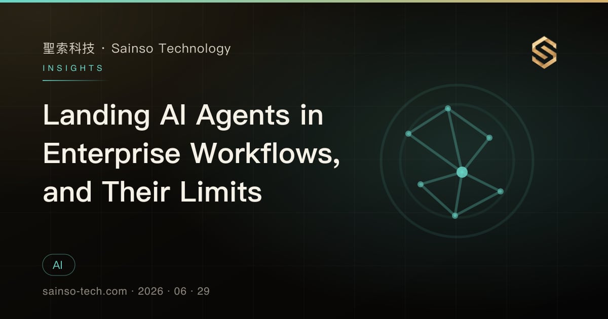Landing AI Agents in Enterprise Workflows, and Their Limits
