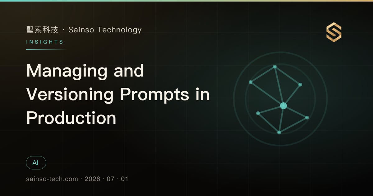 Managing and Versioning Prompts in Production