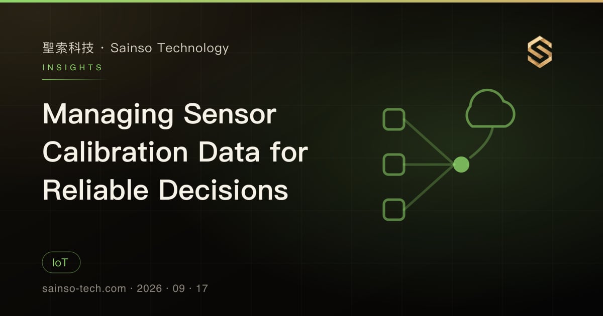 Managing Sensor Calibration Data for Reliable Decisions