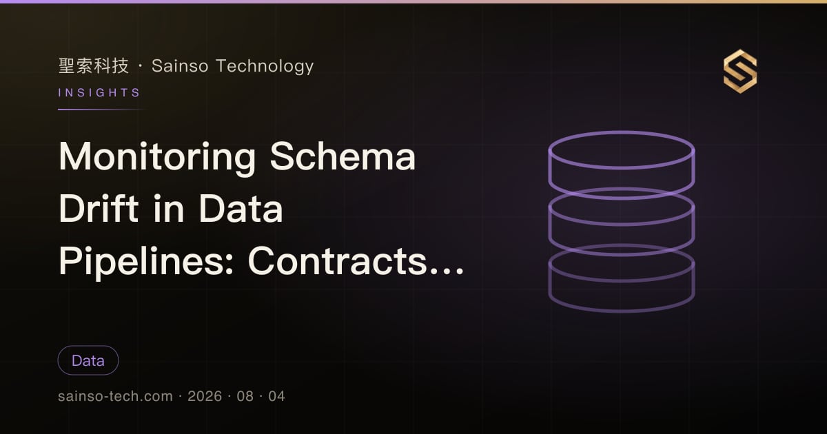 Monitoring Schema Drift in Data Pipelines: Contracts, Detection, and Safe Recovery