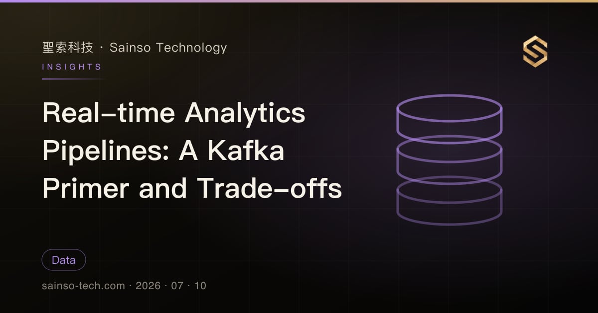 Real-time Analytics Pipelines: A Kafka Primer and Trade-offs