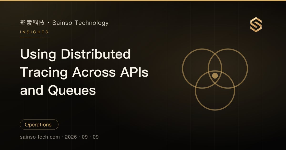 Using Distributed Tracing Across APIs and Queues